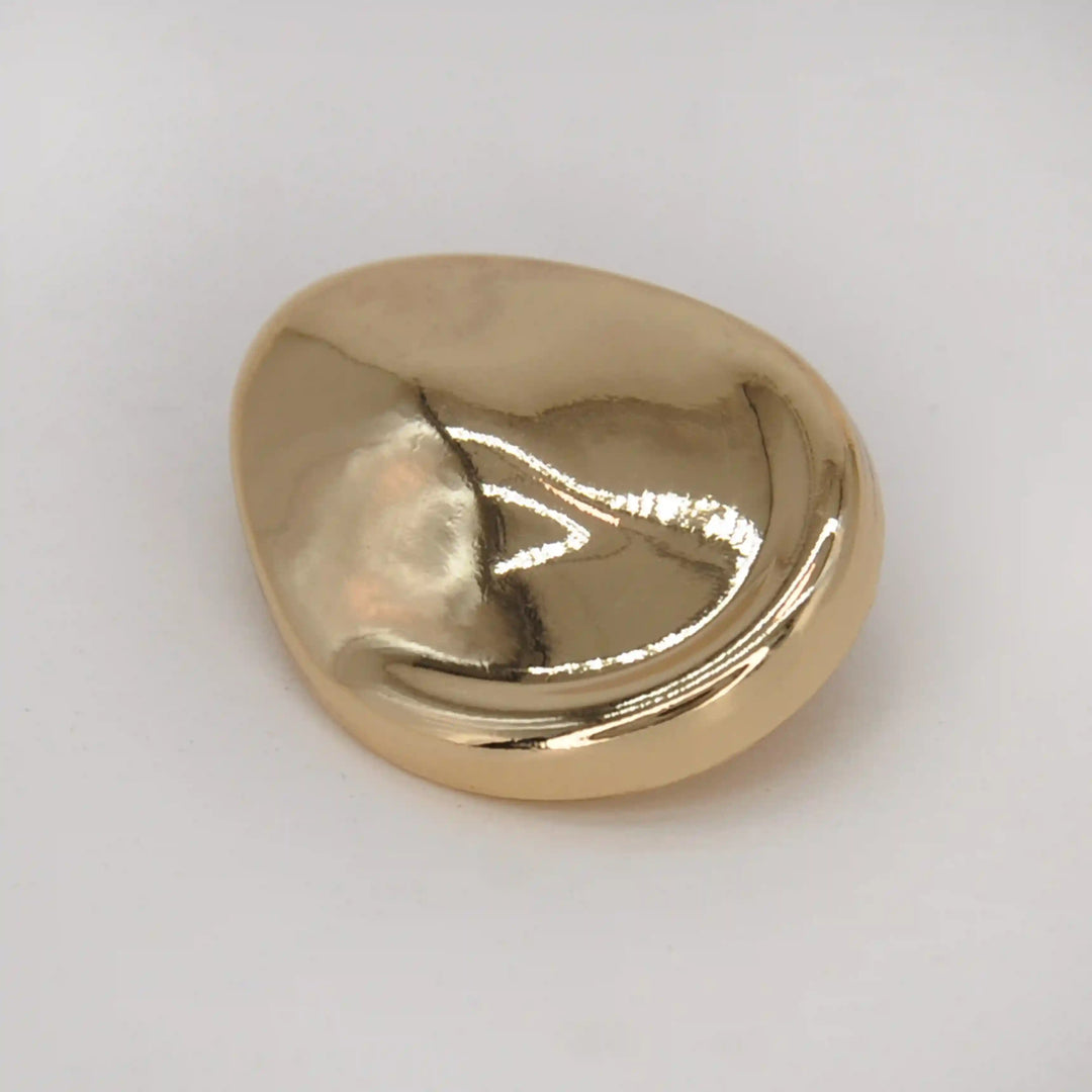 Bean Shape Metal Buttons |  20mm(32L), 25mm(40L) & 30mm(47L)