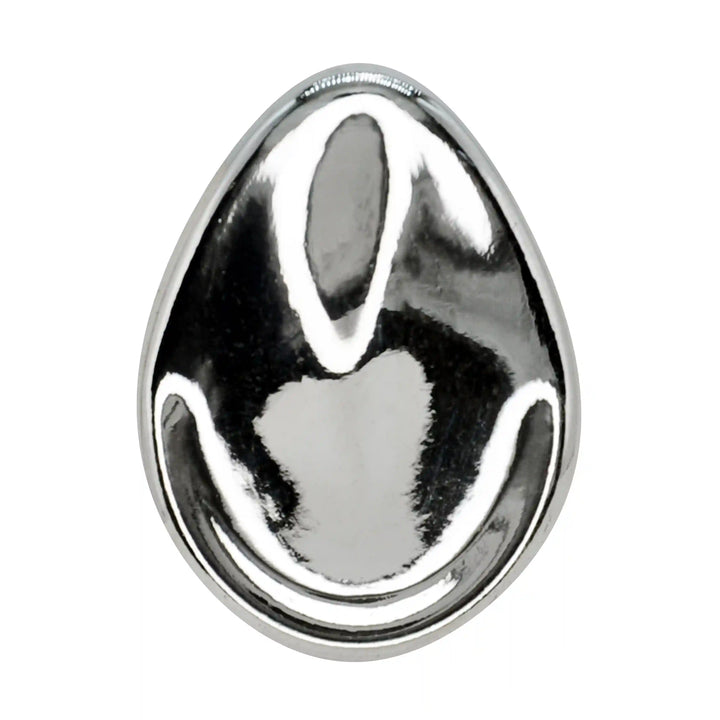 Bean Shape Metal Buttons |  20mm(32L), 25mm(40L) & 30mm(47L)