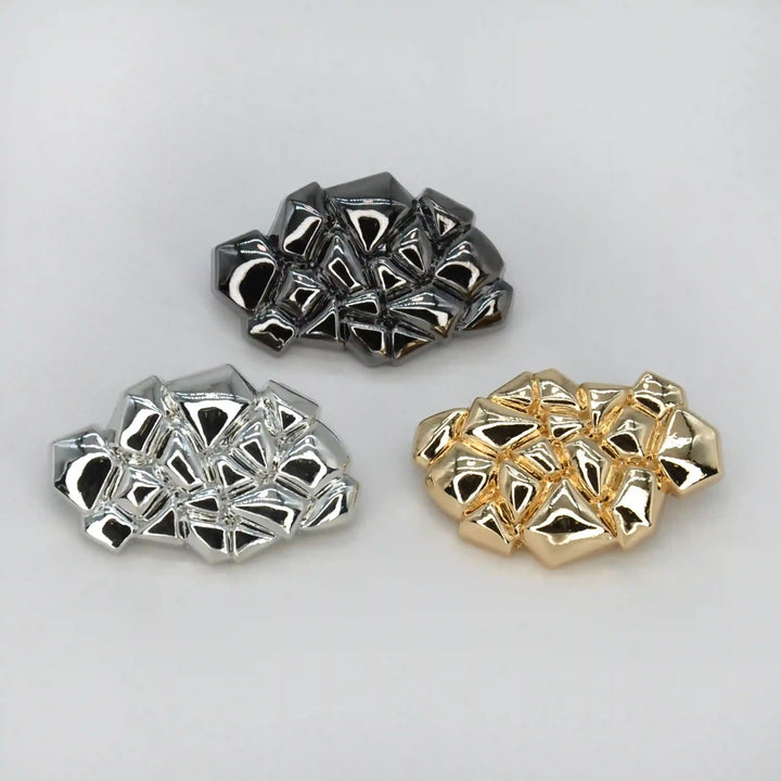 Mixed Pyramid Inspired Metal Buttons | 21mm(33L), 25mm(40L) & 35mm(55L)