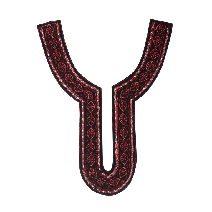 Embroidery U-Shape Yoke