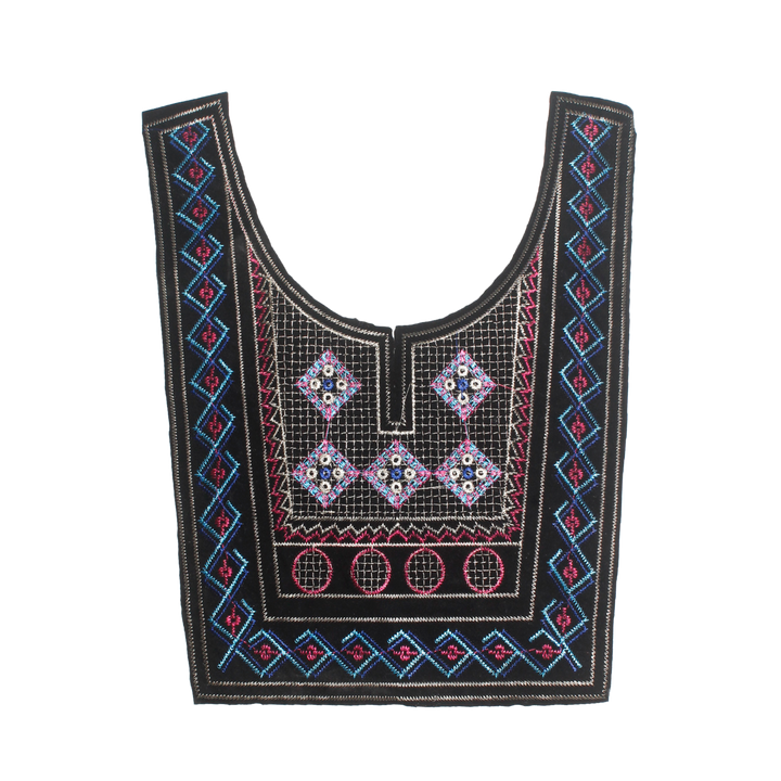 Vibrant Color Ethnic Neckline