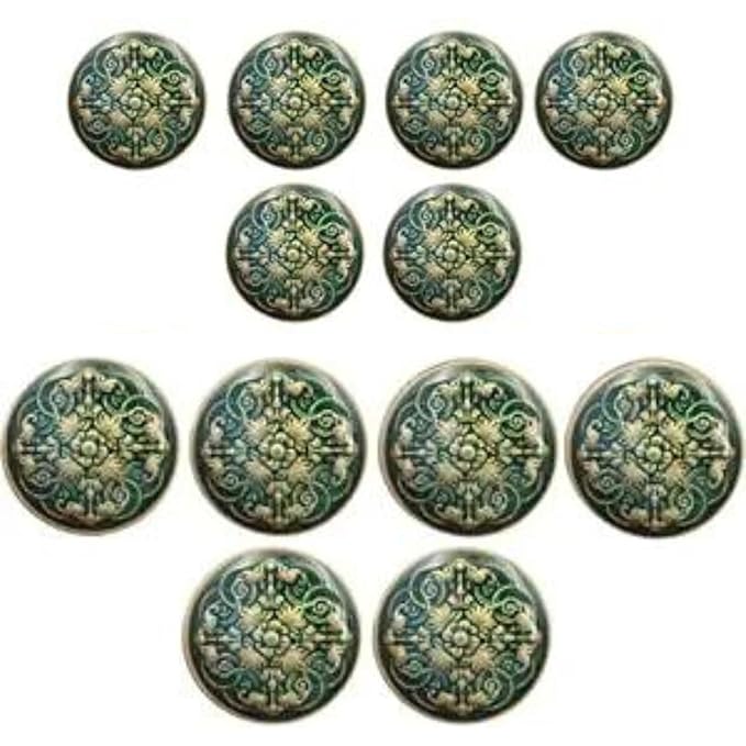 Sunflower Design Metal Buttons(6 Big + 6 Small)