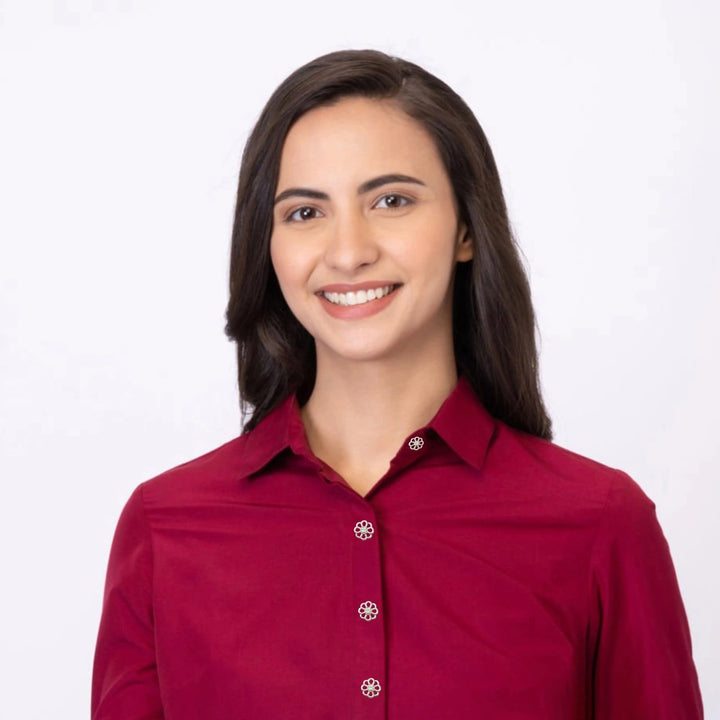 Decorative Flower Metal Buttons | 12mm(20L)