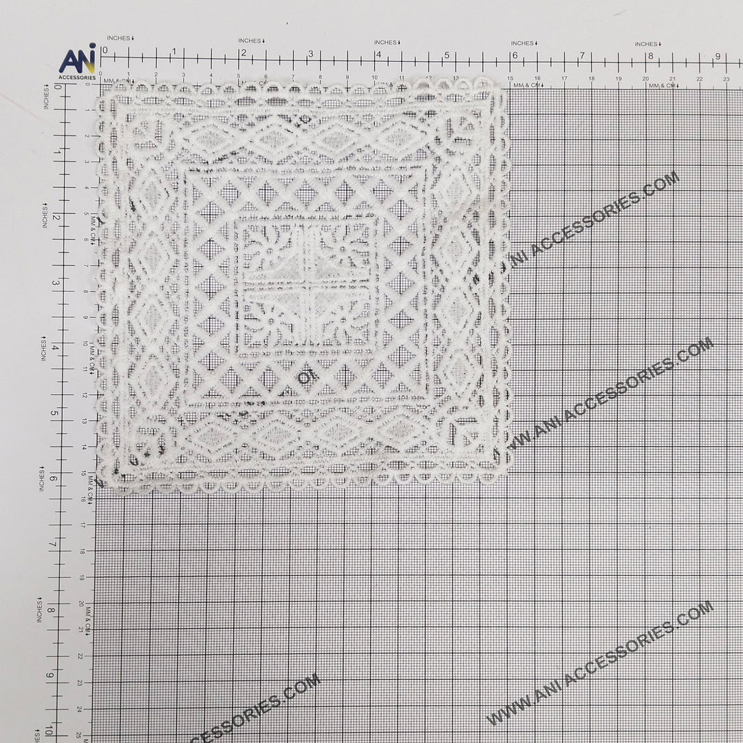 ANI Accessories large spun poly patch on a measuring grid: 6 x 6 inches (15 x 15 cm) 