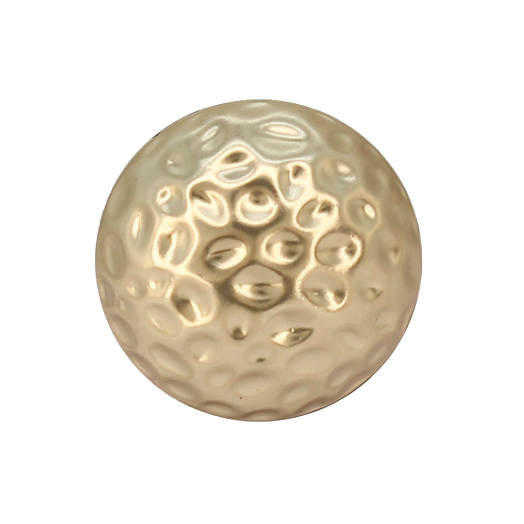 Hammered Design Metal Button for Clothing