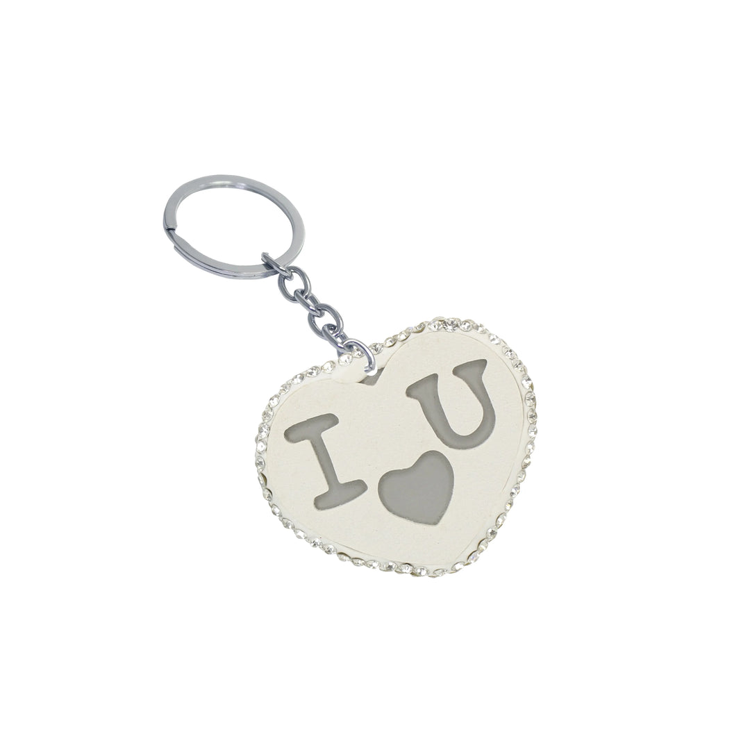 Heat Style Love White Heart Brooch Pin