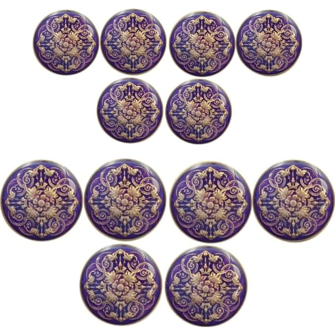 Sunflower Design Metal Buttons(6 Big + 6 Small)