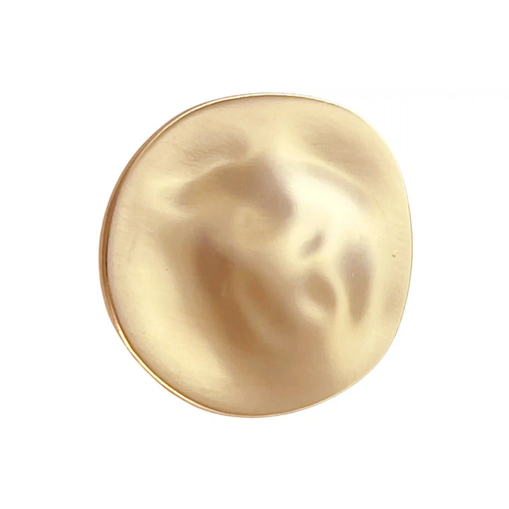 ANI Accessories silver lunar glow brooch size chart: 5.3 x 4.8 cm (2.1 x 1.9 inches) white color background 