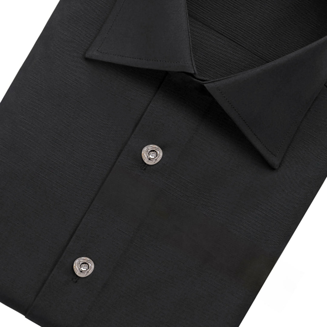 Swirl Stone Metal Button | 10mm (16L)