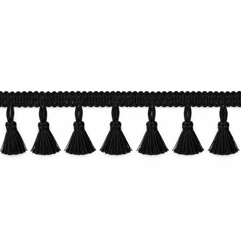 ANI Accessories tassel fringe lace size chart showing 3.5 cm width in orange and black with white color Background 