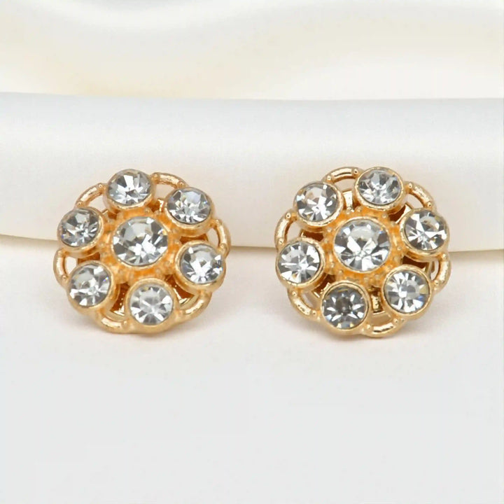 Elegant Rhinestone Cover Buttons