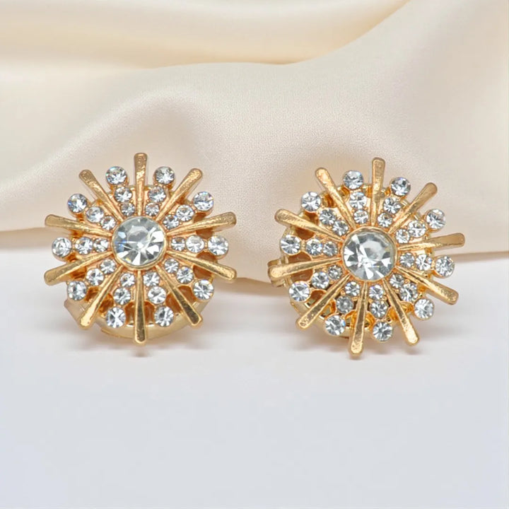 Luxury Rhinestone Button Cover