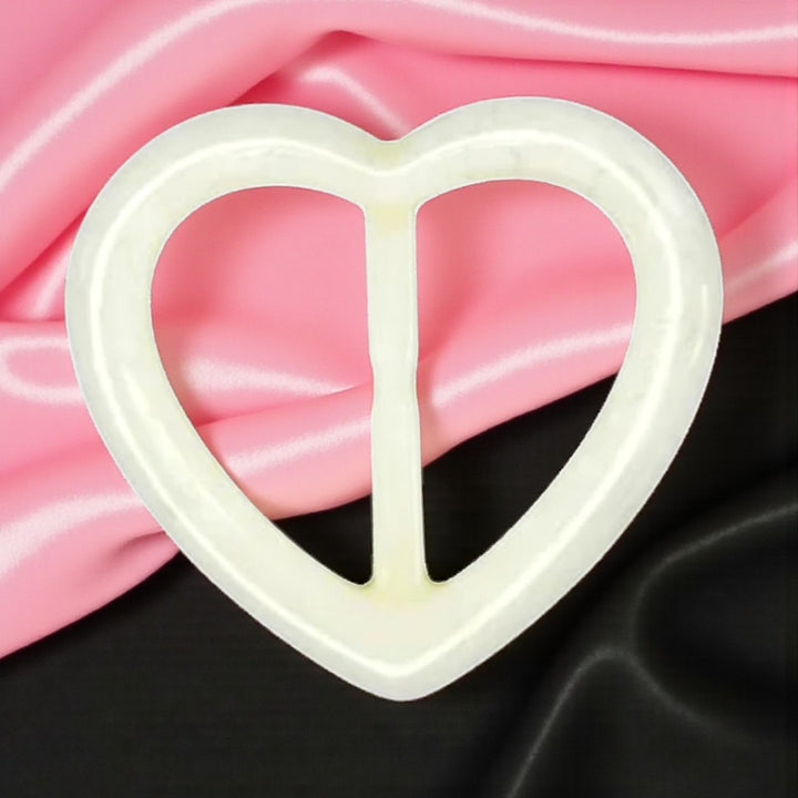 Heart Shape Marble Texture Abs Buckle