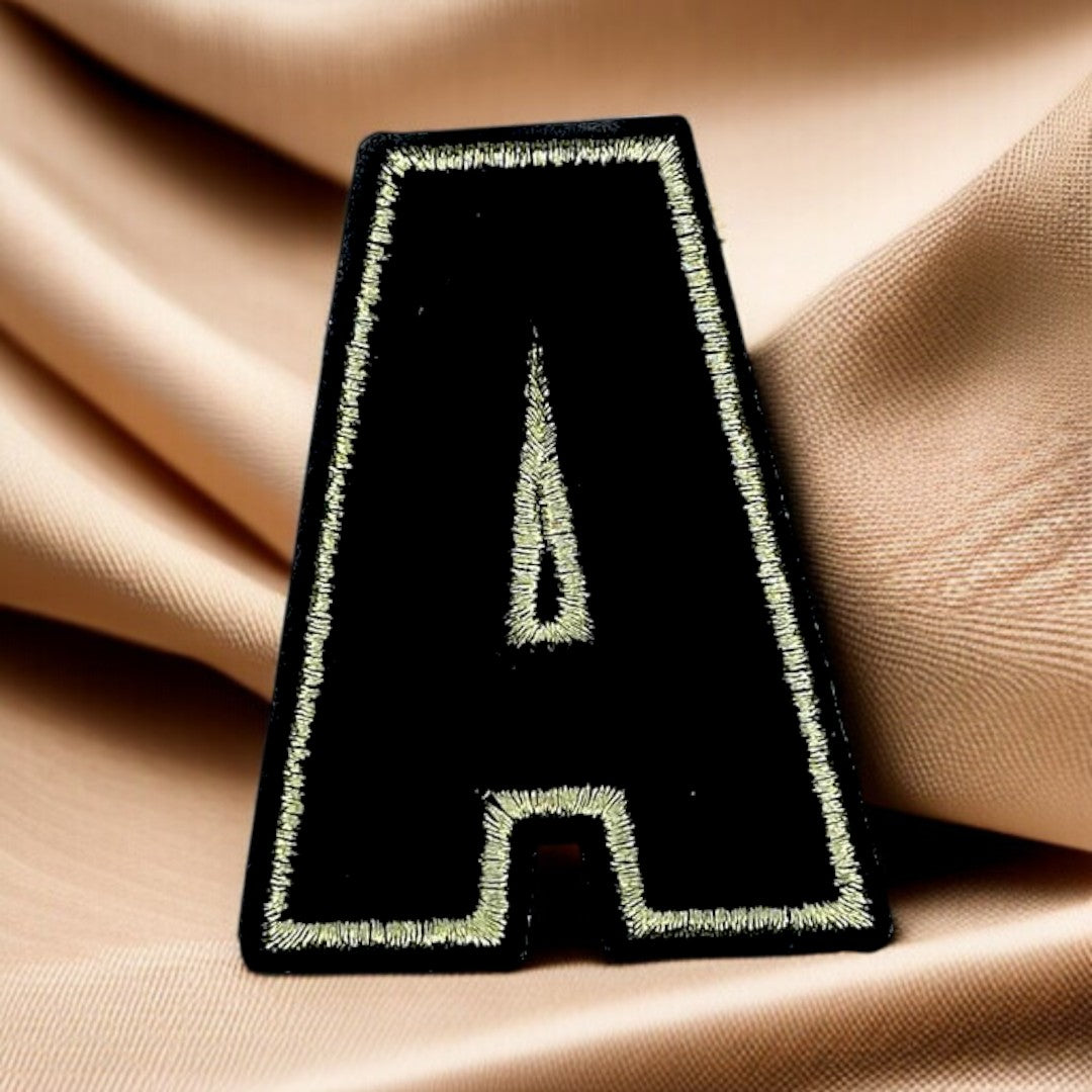 Letter A Hot fix Or Sew Patch – Ani Accessories