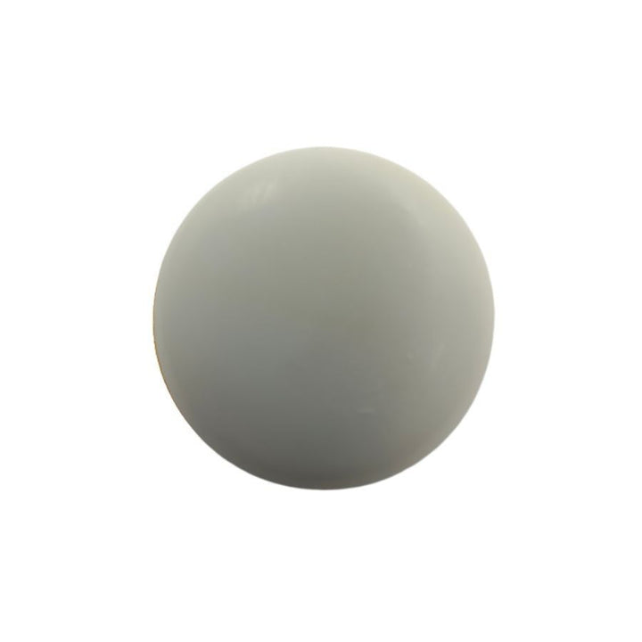 Round Plane White Shank Button (Pack Of Eight)