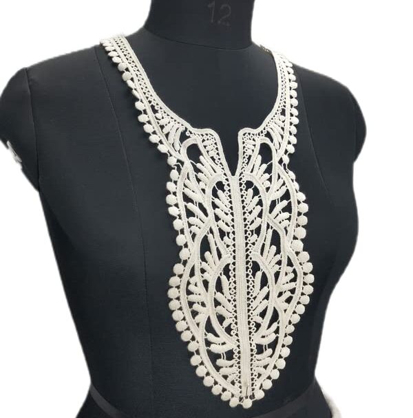 Elegant deep round neckline by Ani Accessories styled on women’s outfits for casual, ethnic, and fusion fashion wear