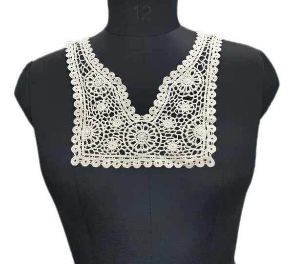 Floral dreamy design neckline with soft floral detailing and graceful decorative appeal by Ani Accessories