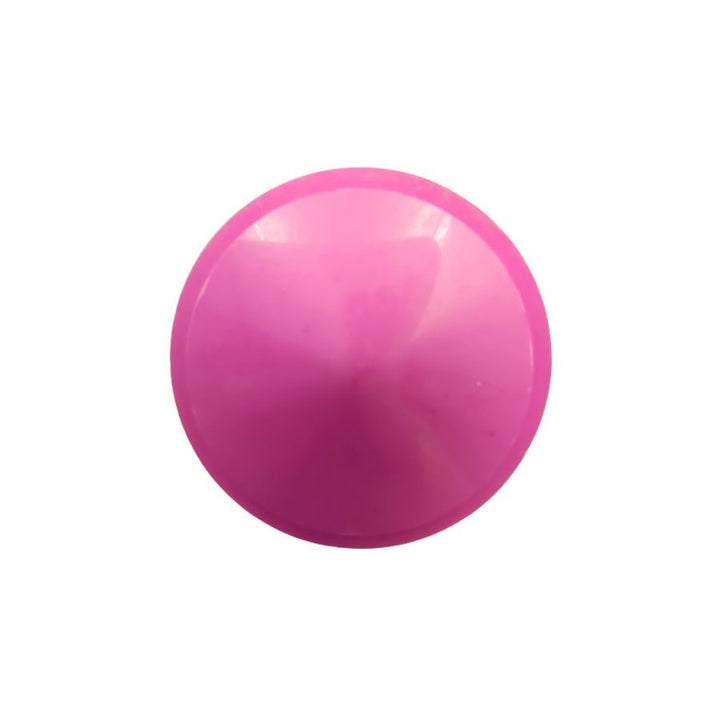 Round Pink Pointed Shank Button (Pack Of Eight)