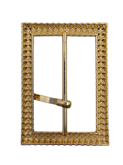 Graceful Design Gold Finish Diamond Buckle