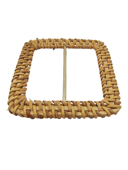 High-Quality Raffia Adjustable Handmade Buckle