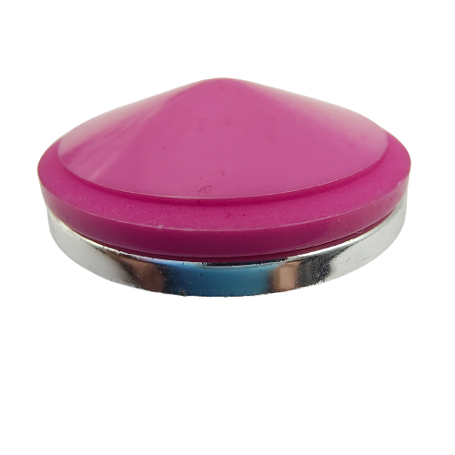 Round Pink Pointed Shank Button (Pack Of Eight)