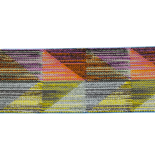 Multi-color Designer Geometric Pattern Woven Elastic