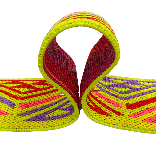 Fashionable Multi-Color Pyramid Woven Elastic