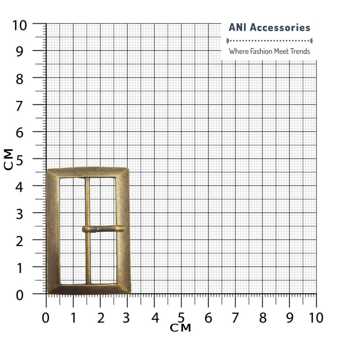 Antique Brass Alloy Prong Buckle