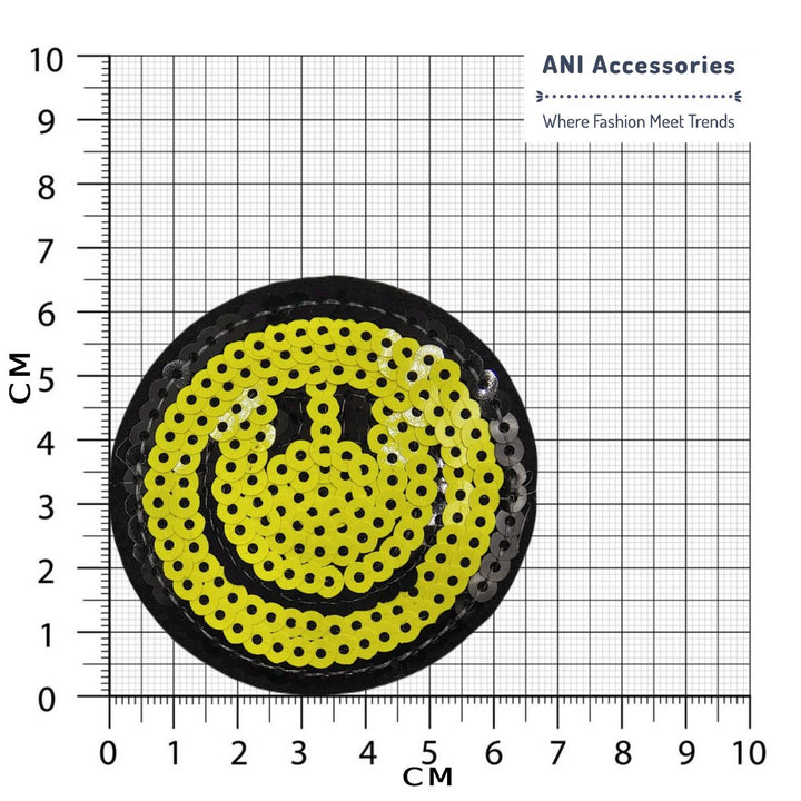 Smile Sequins Sewable Patch