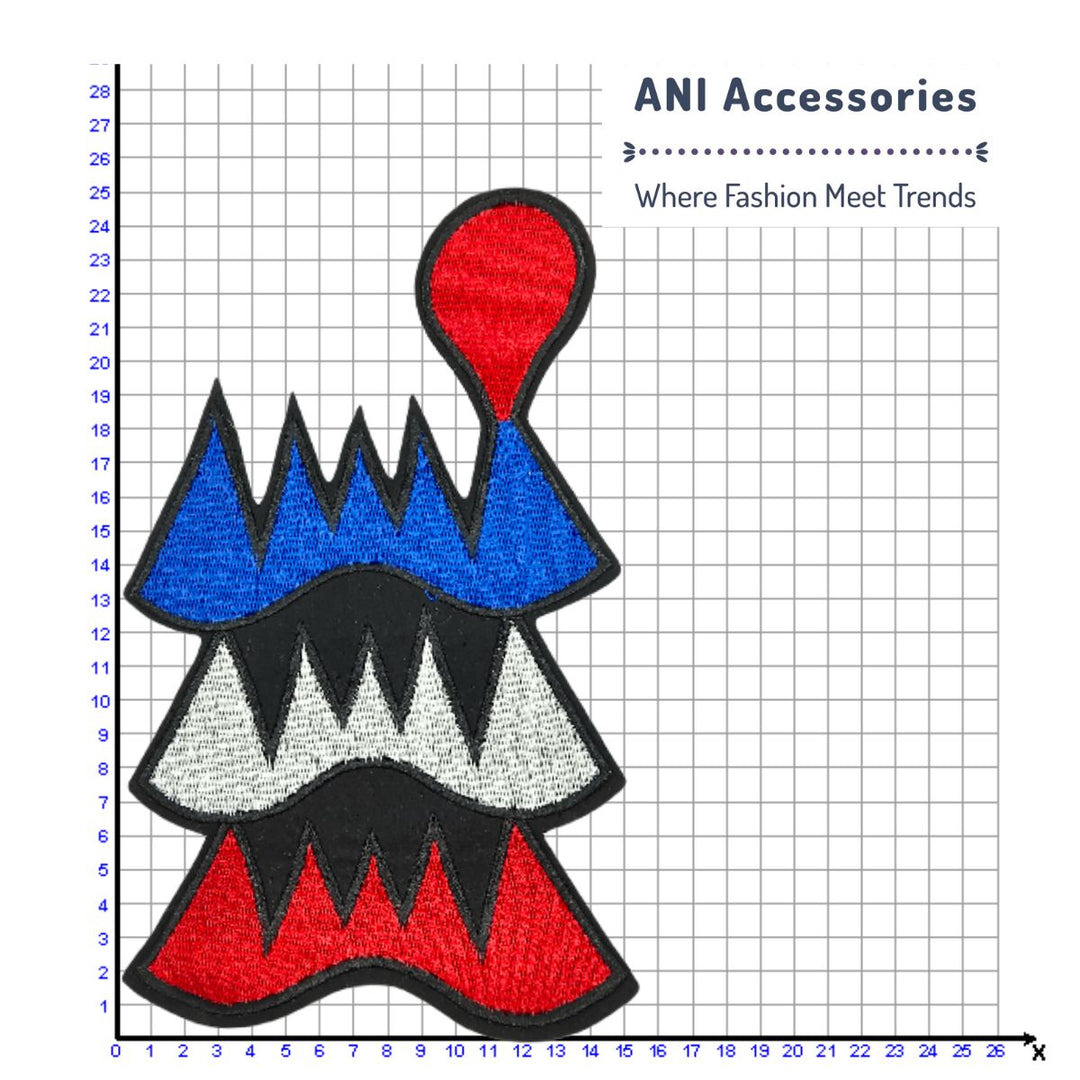 Elegant Design Embroidered Funky Sewable Patch